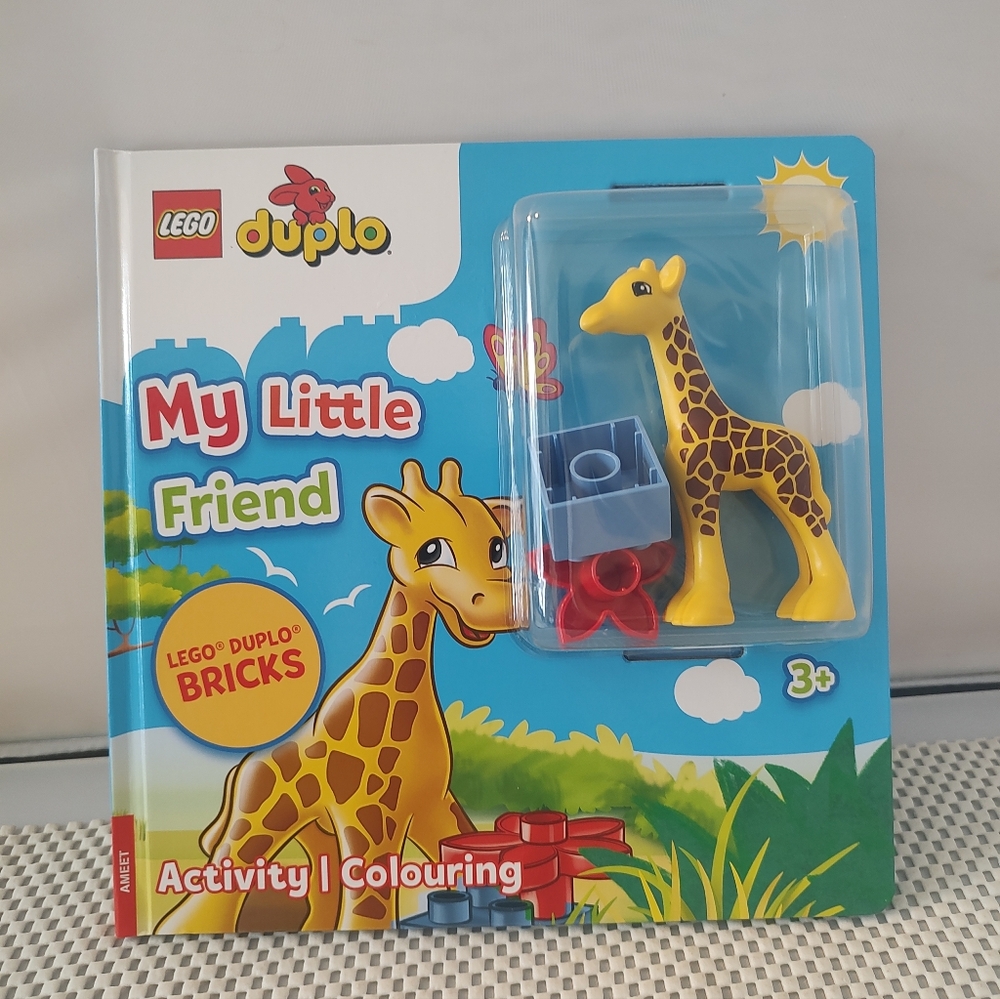 Lego Duplo My Little Friend Giraffe Dublo Bricks Activity Coloring Book NWT - Picture 1 of 4